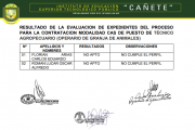 RESULTADO CAS